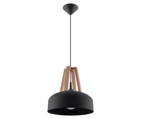 RESIGILAT Lustra Nice Lamps, Olla Black Brown, otel, negru/maro, 30x30x100 cm