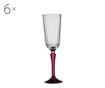 Сервиз 6 чаши за шампанско Diony 0.125