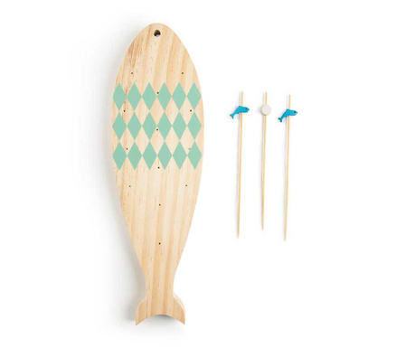 Set 15 štapića za predjela i držač Ocean Fish