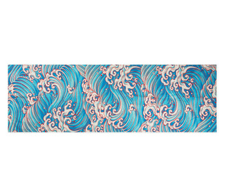 Traversa de masa Excelsa, Kimon Waves, bumbac, 45x140 cm