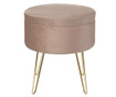 Glamour Stool Beige Kisszék