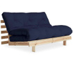 Sofa extensibila Roots Raw & Navy 140x200 cm