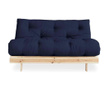 Sofa extensibila Roots Raw & Navy 140x200 cm