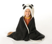 Детско одеяло с качулка Panda 68x127 см