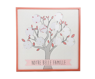 Okvir za 10 slika Belle Famille Dots Pink