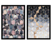 Set 2 tablouri Geometric Elegance 36x51 cm
