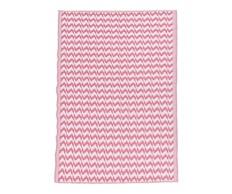 Χαλί Naxos Pink White 90x150 cm