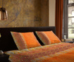 Claudia Orange Egyszemélyes Szatén ágynemű