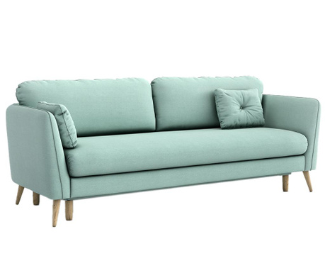 Clara Melva Blue Háromszemélyes kihúzható kanapé