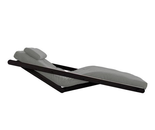 Figo Black & Grey Kihúzható nappali heverő 120x200 cm