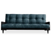 Kauč na razvlačenje Indie Black & Petrol Blue 130x190 cm