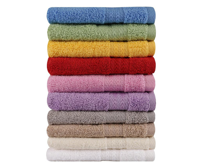 Комплект 10 кърпи за баня Wash 30x50 см