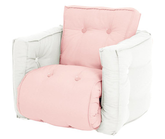 Dječja fotelja na razvlačenje Mini Dice Pink Peonie 40x140 cm
