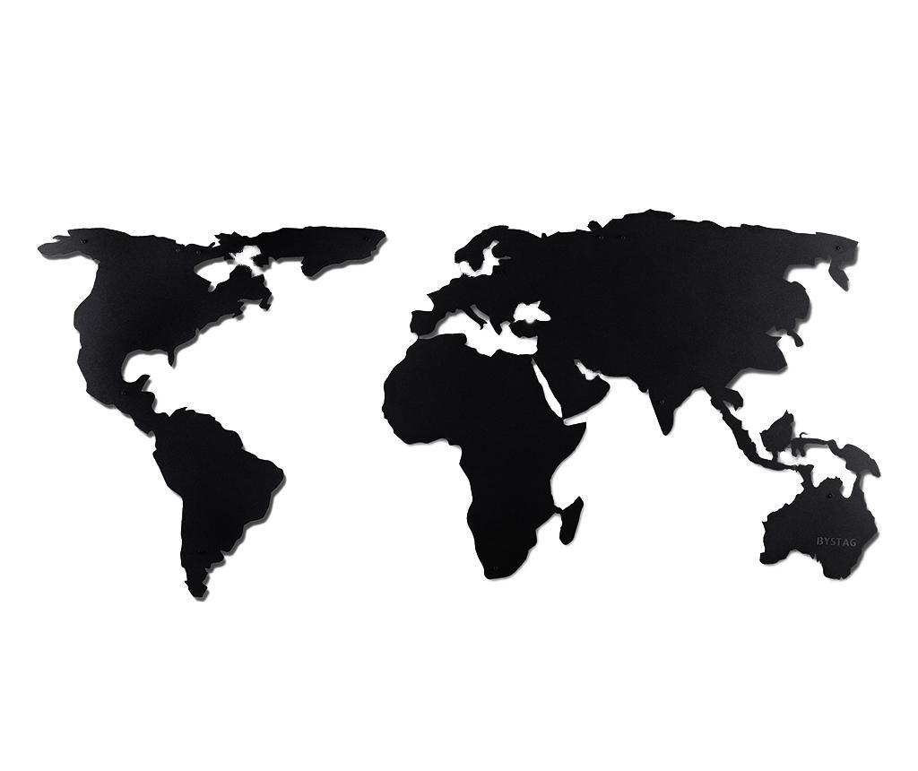 Διακοσμητικό τοίχου World Black