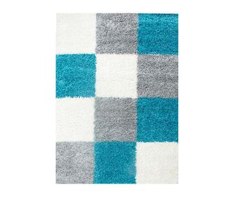 Covor Life Squares Turquoise