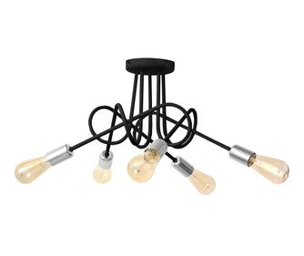 Φωτιστικό οροφής Oxford Five Black Chrome