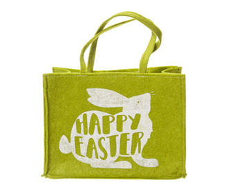 Чанта за покупки Happy Easter Green