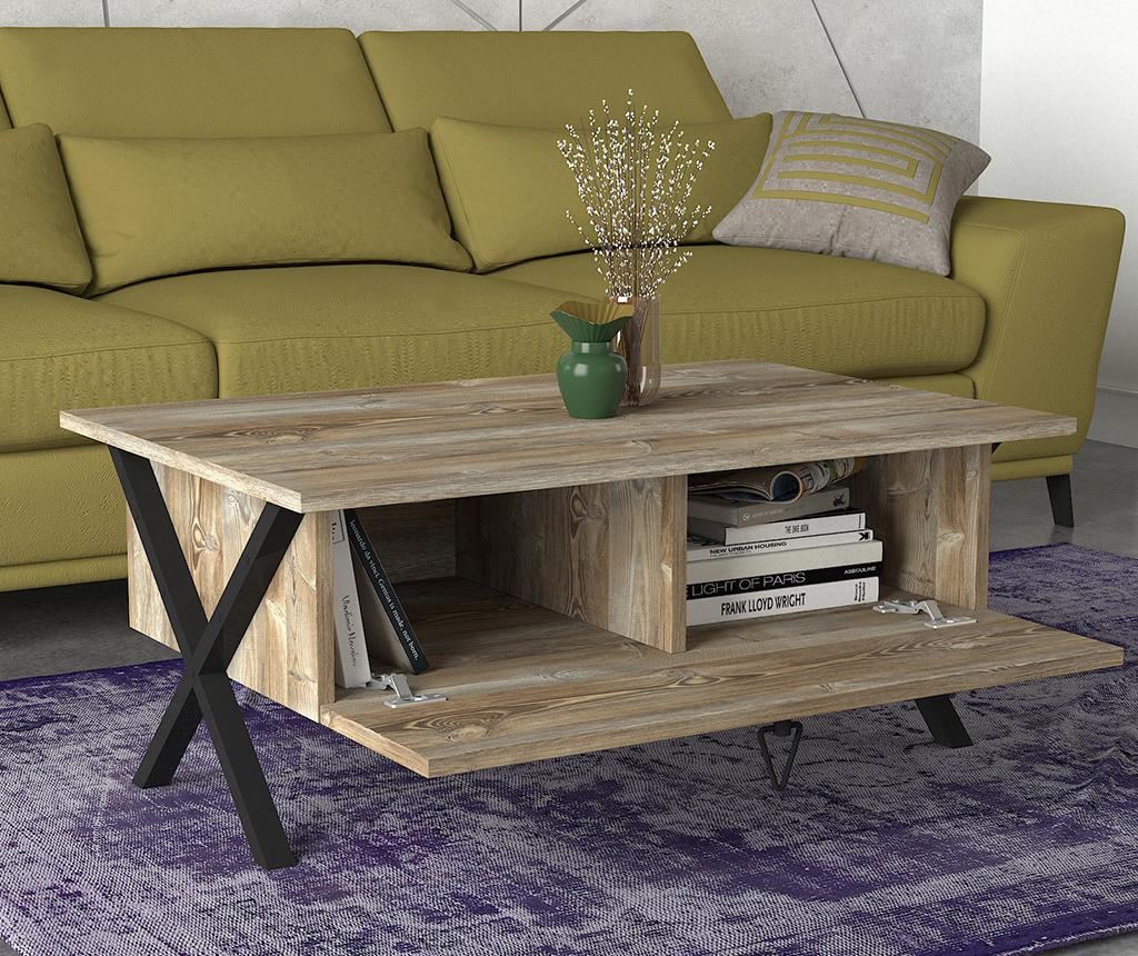 Masuta de cafea Tera Home, Zeth, PAL melaminat, 90x39x60 cm - 4