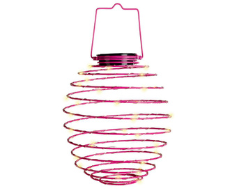 Solarna svjetiljka Spiral Pink