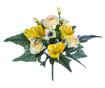 Buchet flori artificiale Alstromeria & Rose Yellow
