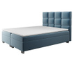 Boxspring postelja s prostorom za shranjevanje Kanada Blue 180x200 cm