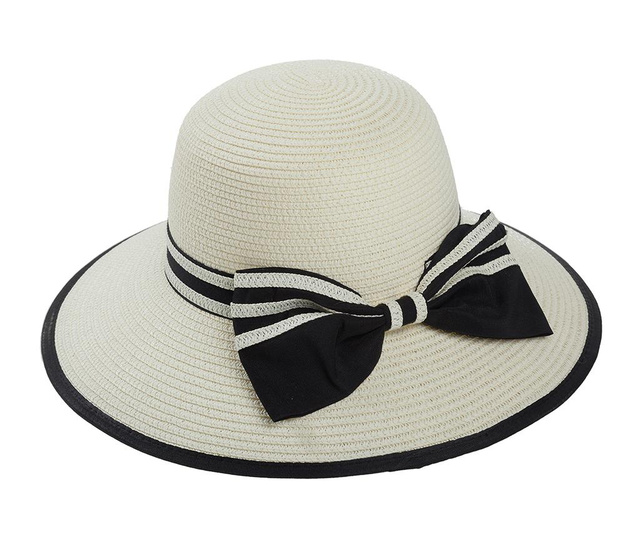 Ženski klobuk Classy Bow Creamy White 58