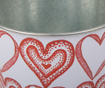 Hearts Pattern Doodle Virágcserép