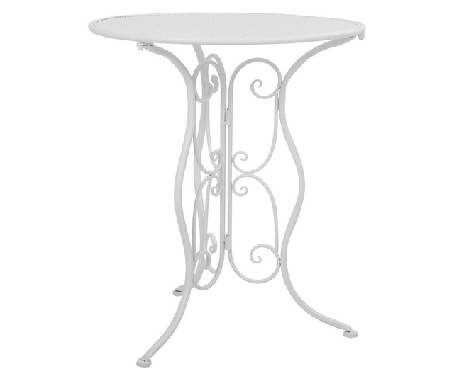 Set - vrtna miza in 2 vrtna stola Classic Pattern White