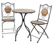 Set masa si 2 scaune pentru exterior Wood Pattern