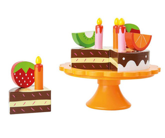Birthday Cake Játék Torta  szervírozó tállal