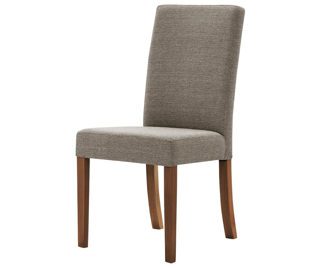 Set 4 scaune Ted Lapidus Maison, Tonka Brown & Dark Taupe, grej inchis, 61x46x96 cm