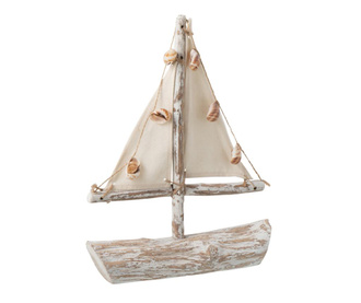 Decoratiune Shells Sailing Boat