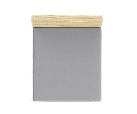 Долен чаршаф с ластик Ranforce Basic Grey 180x200 см