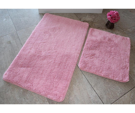 Zestaw 2 dywaników łazienkowych Manilla Light Pink