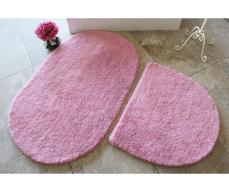 Manilla Round Pink 2 db Fürdőszobai szőnyeg