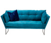 Canapea 2 locuri Balcab Home, Relax Blue, albastru, 80x175x88 cm