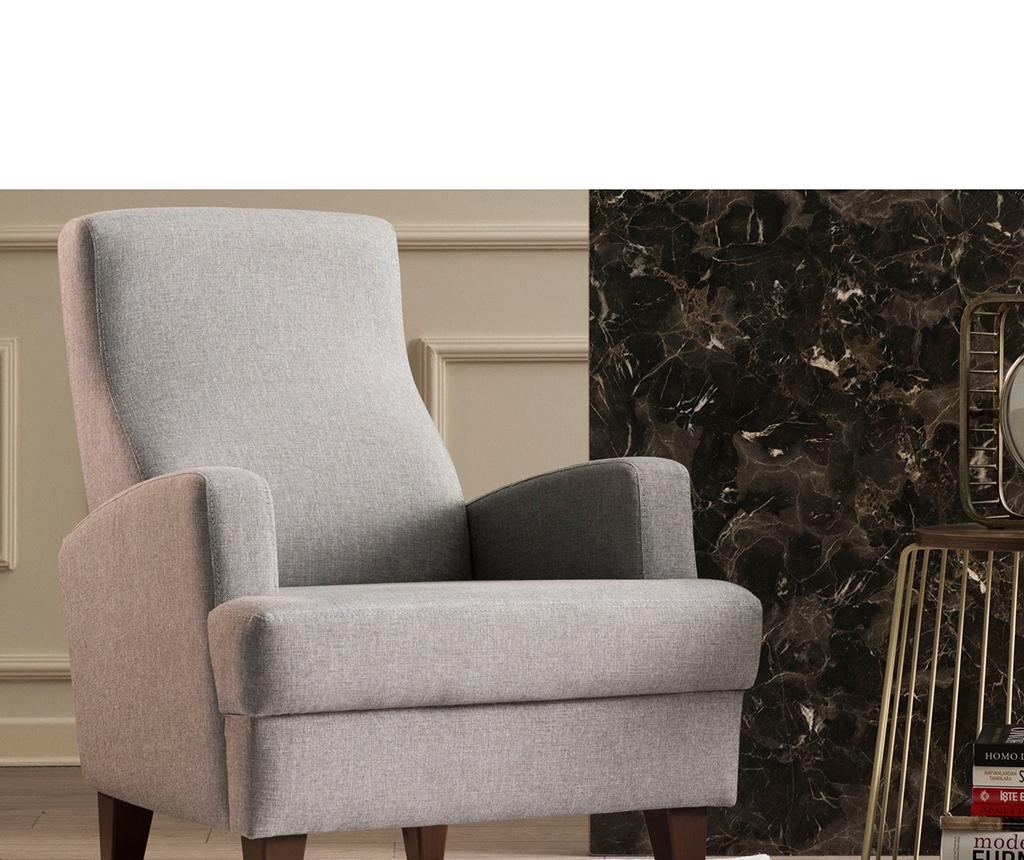 Fotelj Kana Bergere Light Grey - 2