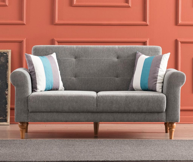 Madona Grey Kihúzható kétszemélyes kanapé
