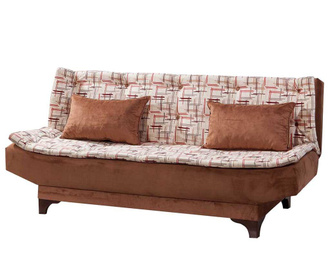 Canapea extensibila cu 3 locuri Clara Pattern Brown