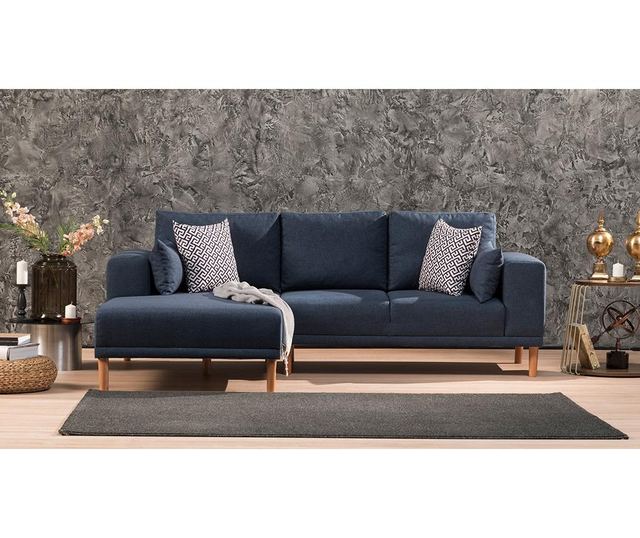 Lijeva kutna garnitura Franz Dark Blue
