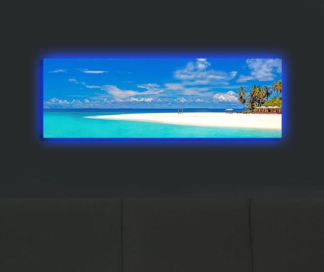 led beach wall art