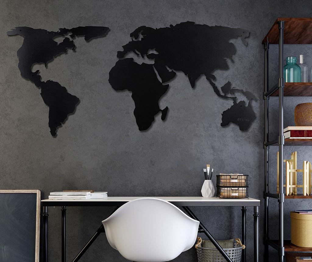Dekoracja ścienna World Black - 2