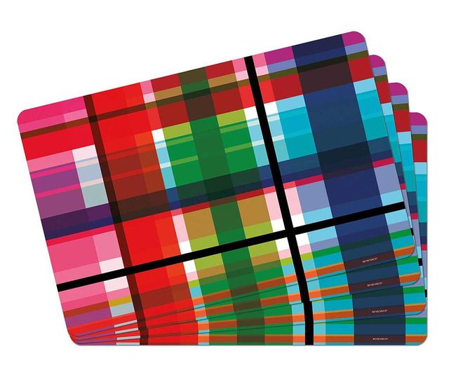 Set 4 pogrinjkov ZigZag 28.5x44 cm
