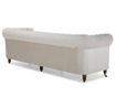 Canapea 4 locuri Kalatzerka, Chesterfield Beige, bej, 238x86x72 cm