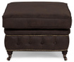 Taburet pentru picioare Chesterfield Vintage Brown