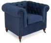 Fotelja Chesterfield Petrol Blue