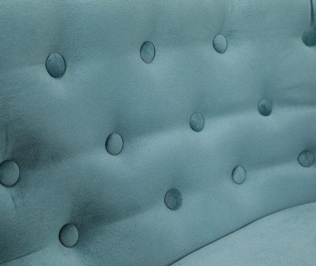 Sofa Kalatzerka, Madalina Turquoise, turcoaz deschis, 140x68x75 cm