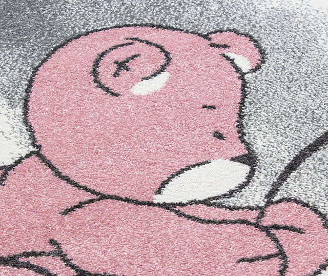 Килим Teddy bear Round Pink 160 см