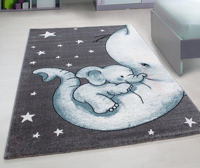 Covor Ayyildiz Carpet, Baby Elephant Blue, 120x170 cm, albastru