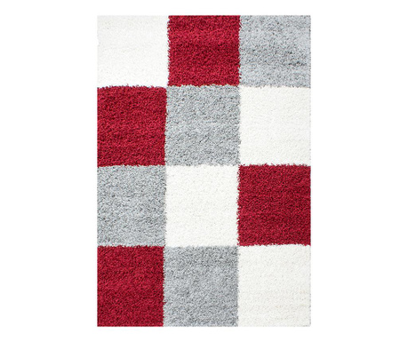 Covor Ayyildiz Carpet, Life Squares Red, 200x290 cm, rosu